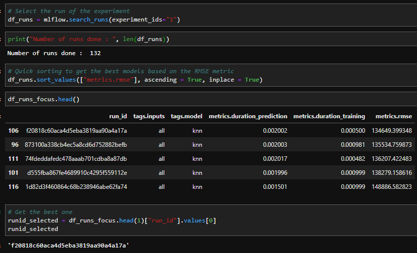 Pandas run illustration