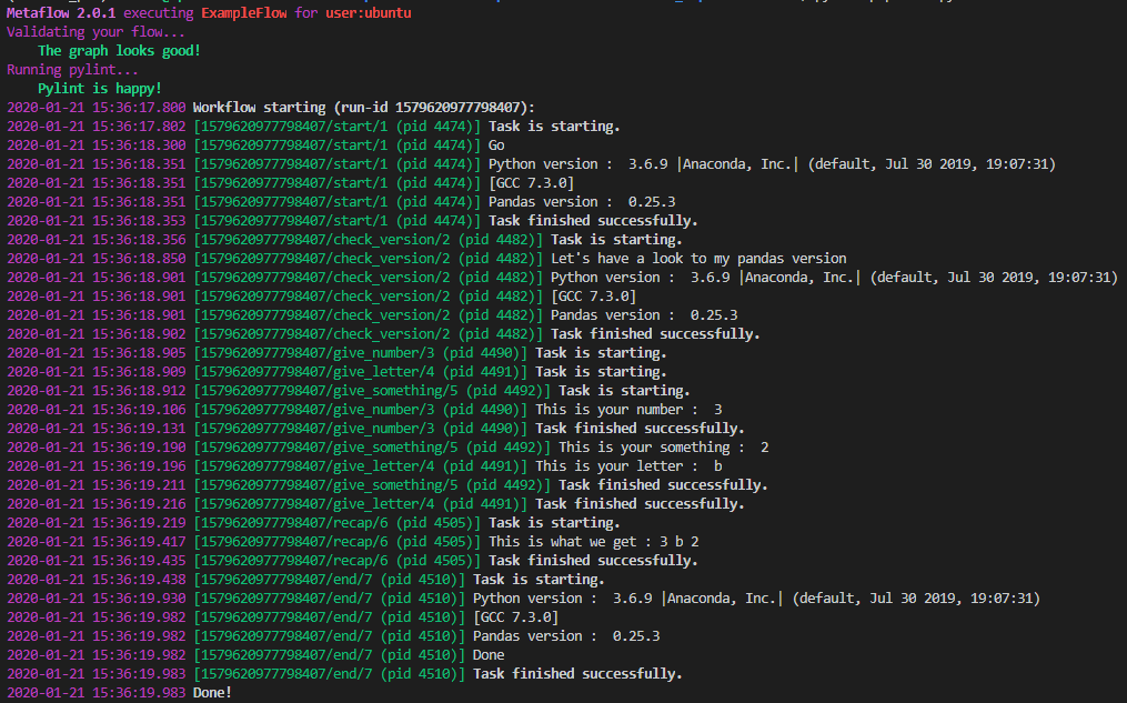 Log metaflow illustration