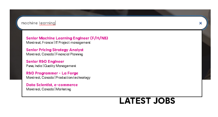 Recruitment website illustration